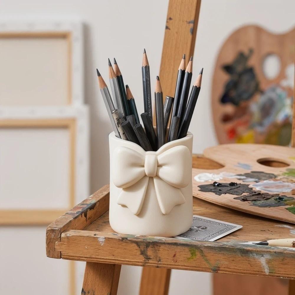 3D Printed Pencil Storage Box Creative Desktop Organizer Decorative Makeup Brush Storage Case  Home