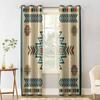 Bohemian Aztec Moroccan Rural Farmhouse Blackout Curtains For Living Room Bedroom Printed Window Treatment Drapes Home Decor