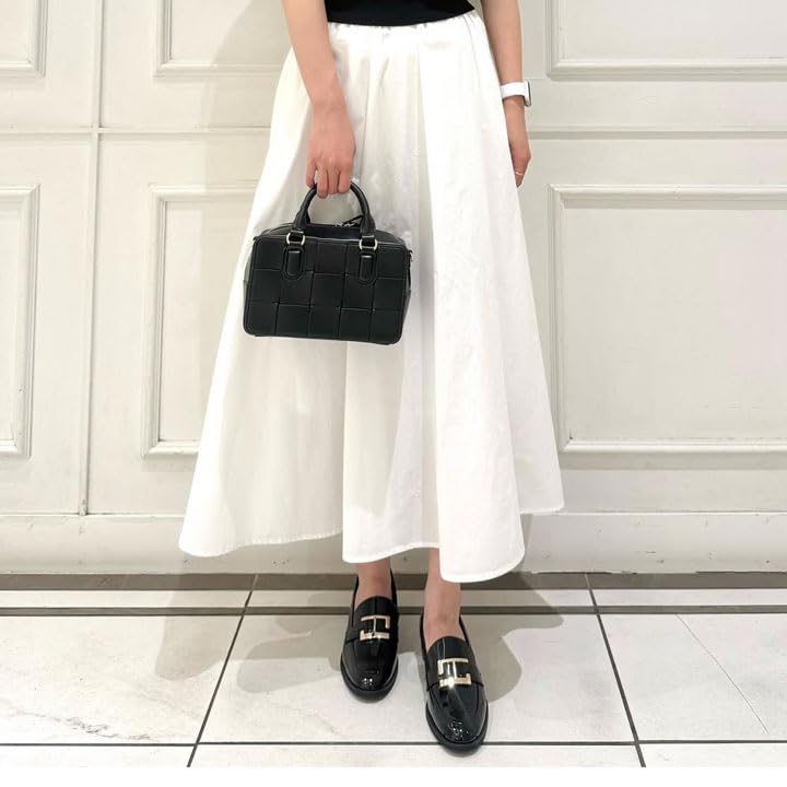Diana Made in Size 136025600015 Low-Heel Flats, Japan, Black, 25.5cm,