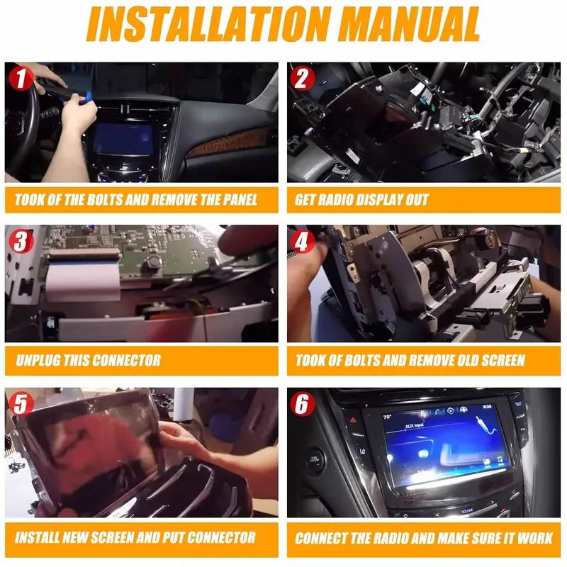 Touch Screen Display Protector fits 2013-2017 Cadillac ATS Escalade XTS SRX CTS CTS-V Replaces 20867046 22912609