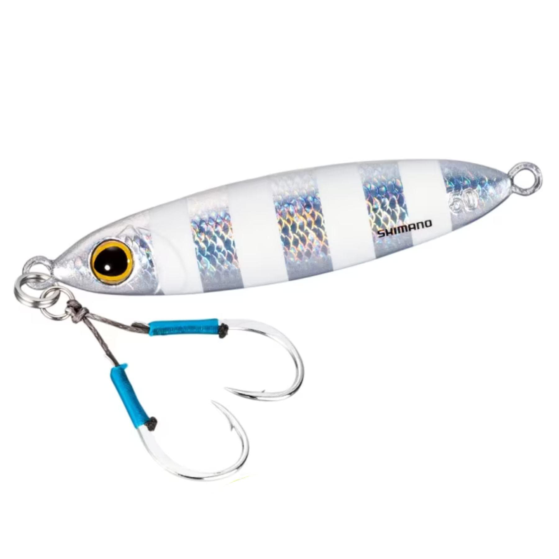 

Shimano Offshore Metal Jig Ocea Flat Light 50g 004 S Zebra Glow JU-S05W