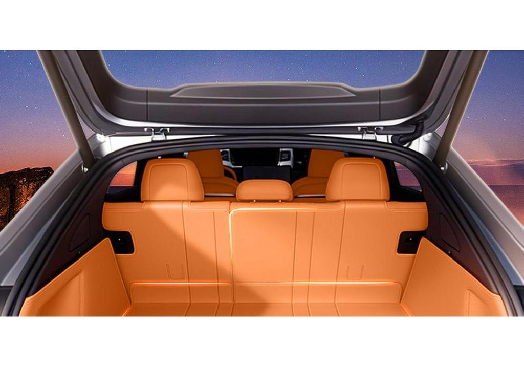 ZHIJI LS8 Full Coverage Trunk Mat for New Model Five/Six-Seater Car Interior