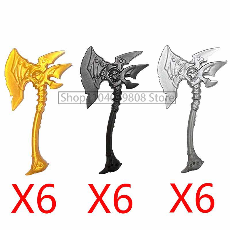 MOC Military Building Blocks Medieval Soldiers Knight Figures Weapons Accessories Witc Hat Helmet Shield Spear DIY Brick Toy T10