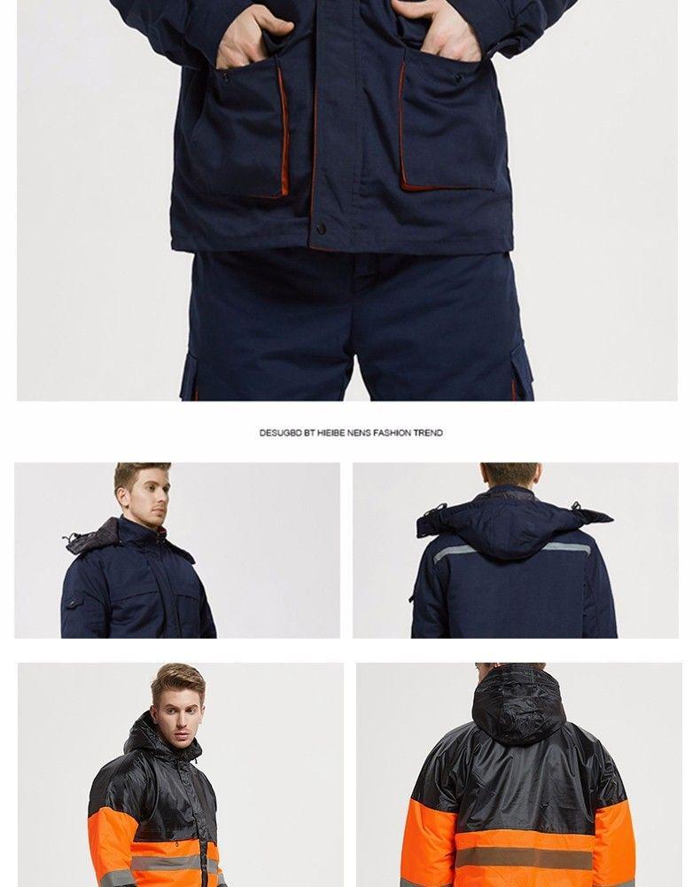 Thickened Winter Hat & Cold-Proof Workwear Jacket for Outdoor Ice Fishing