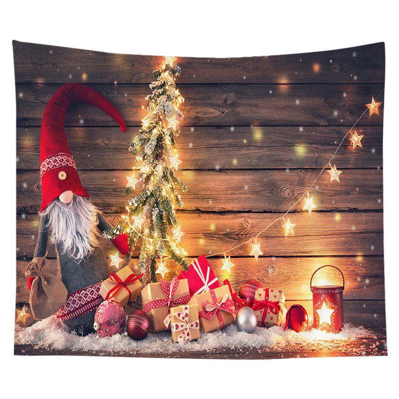 Wall Tapestry Christmas Hanging Cloth Background Xmas Home Decoration Tapestry