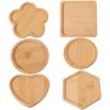 5pcs Creative Insulated Placemat Natural Tea Cup Mats Crafts Storage Tray  Dining Tables