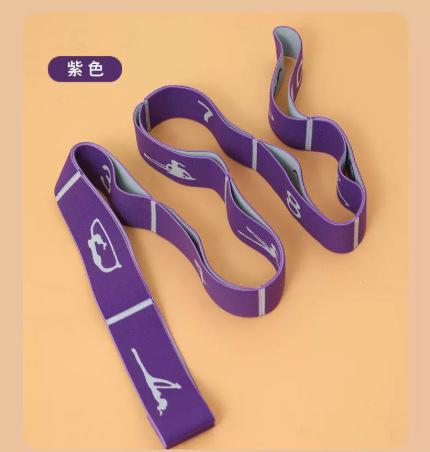 Yoga Fitness Adult Rally Stretch Band Multi-stage Adjustable Digital Resistance Band Flexible Dance Shoulder Stretching Strap