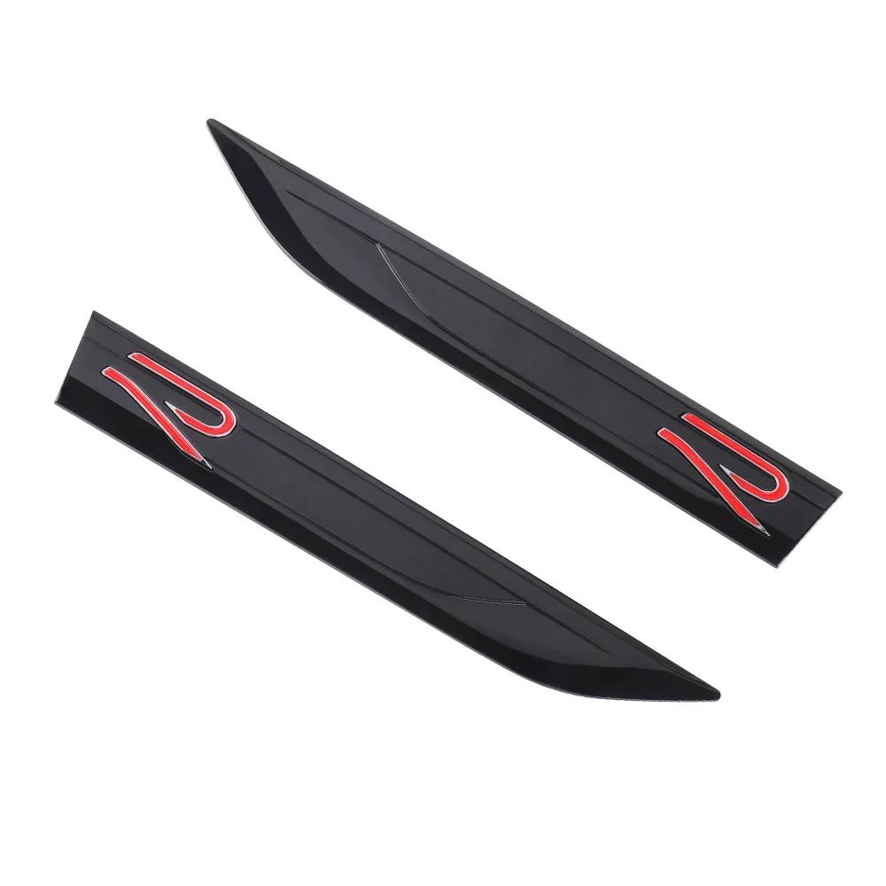 BPF1 2025 Hot 2Pcs ABS Logo Car Wing Right & Left Side Badge Fender Sticker For Volkswagen Polo GTI Bora Rline Jetta Golf 7 8 Tiguan Lu2