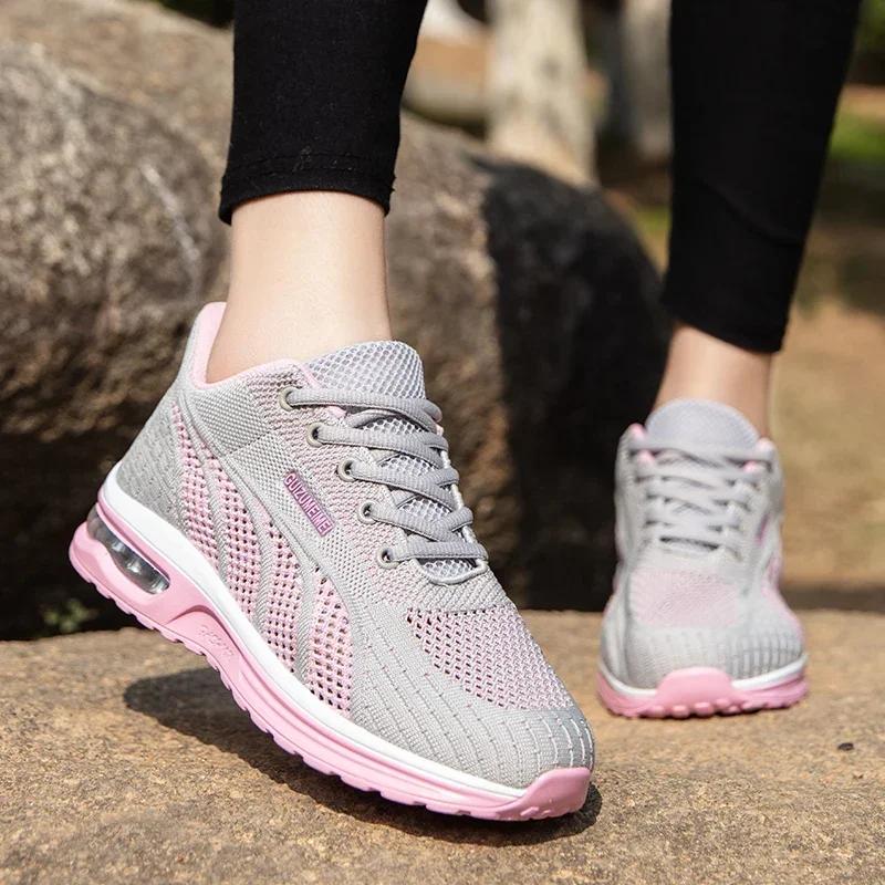 New Brand Women's Sneakers Fashion Women's Casual Sneakers Mesh Comfortable Breathable Shoes for Women 2025 Zapatillas De Mujer