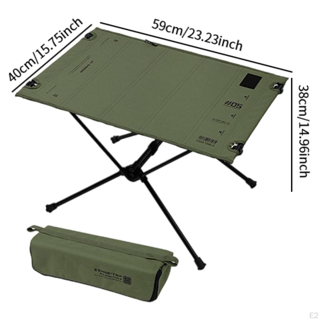 Folding Camping Table Beach Gear Camp Accessories Strong Load Bearing Portable Picnic for Park