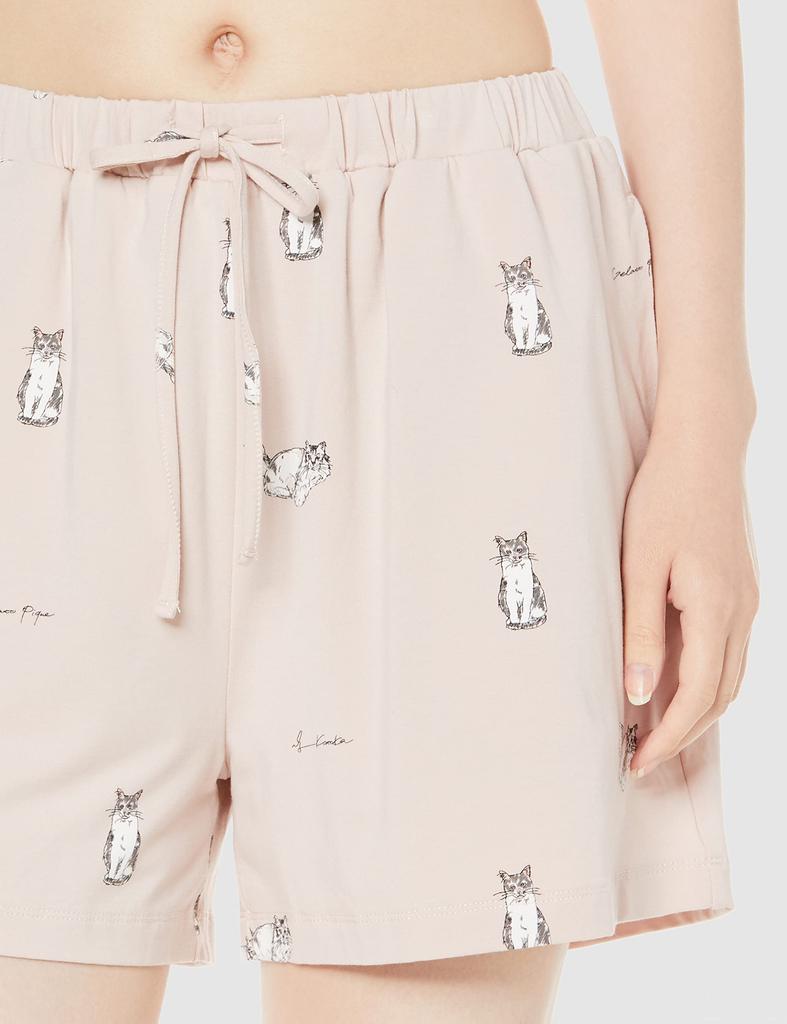 Gelato Pique Kotoka Izumi Cat Print Shorts PWCP224277 Pink F Women's