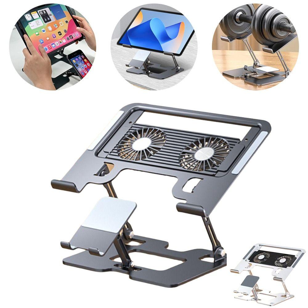 Carbon Steel Tablet Stand Foldable Cooling Bracket High Quality 2-in-1 Laptop Stand Office