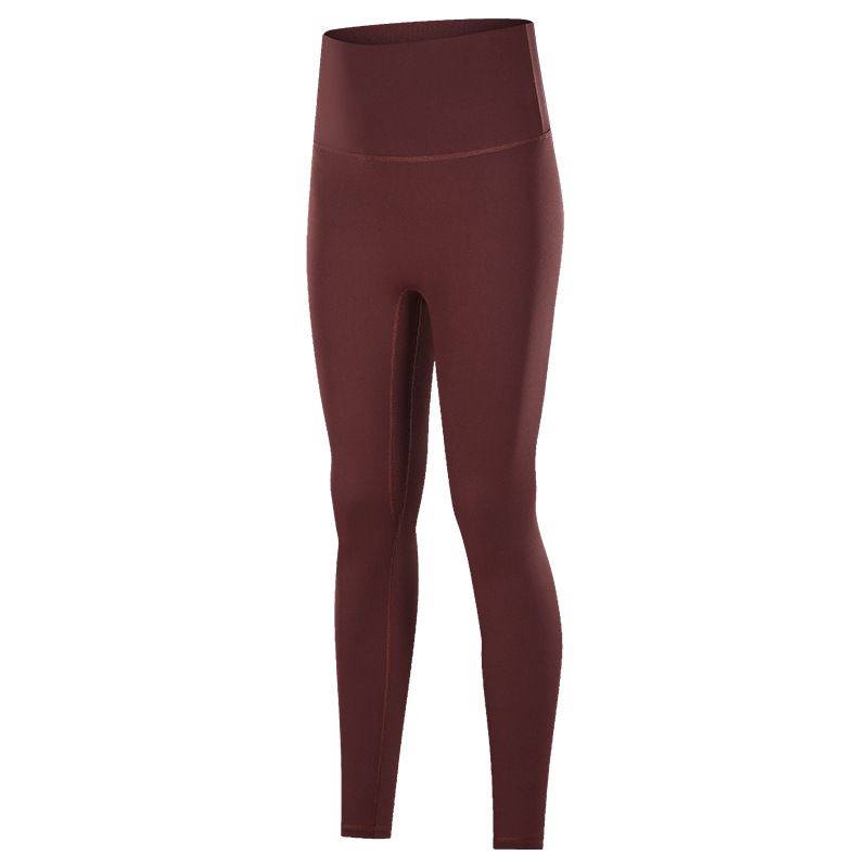 Nude Feel Seamless Women's Beauty Back Sling Set Yoga Pants