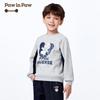 PawinPaw Cartoon Bear Boys' Round Neck Sweatshirt