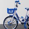 1:10 Alloy Bicycle Model Toy for Kids Durable Metal Bike Miniature Cartoon Children Gift Environmentally Friendly Bicycle