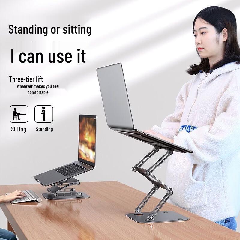 Ollymurs Adjustable Aluminum Laptop & Monitor Stand