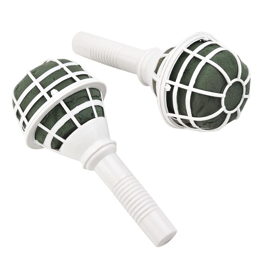 8cm Handle Flower Holder Accessories Green High Quality