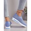 2025 Fall New Arrival Women's Chunky Sole Platform Sneakers - Sporty Knit Casual Shoes