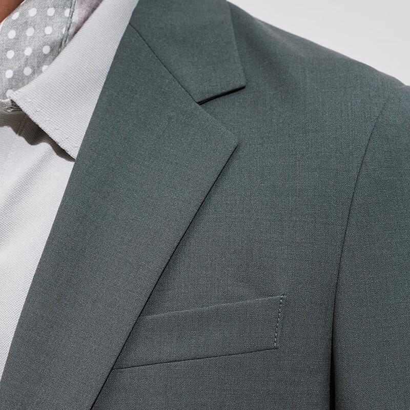 Men's Slim-Fit Wool Blend Business Suit