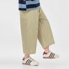 Boys' Casual Wide-Leg Cropped Pants