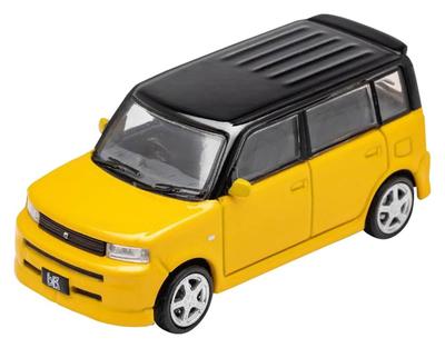 DIECASTTEAM Toyota bB RHD Yellow Finished Product 1/64