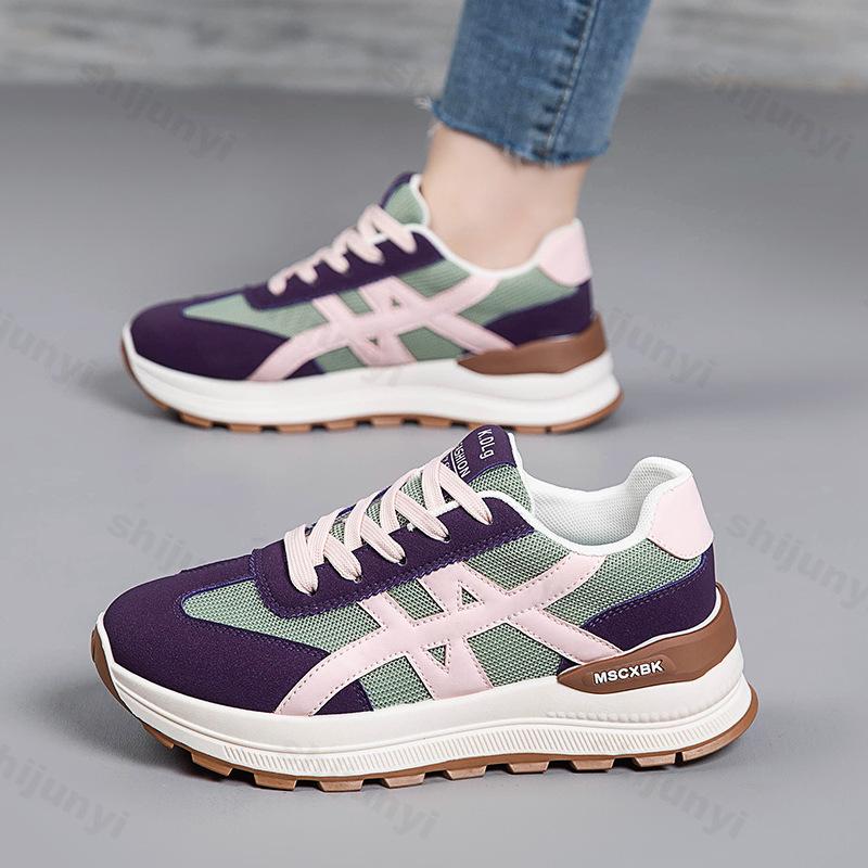 Women's Platform Sneakers 2026 New Autumn Height Increase Breathable Non Slip Running Shoes Comfort Wear-resistant Casual Shoes