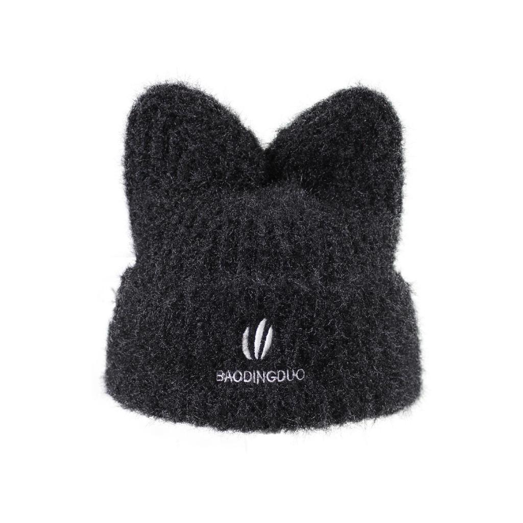 "Chic Korean-Style Knit Wool Hat for Women: Warm, Cute, and Cozy with Ear Protection, Ideal for Autumn and Winter"