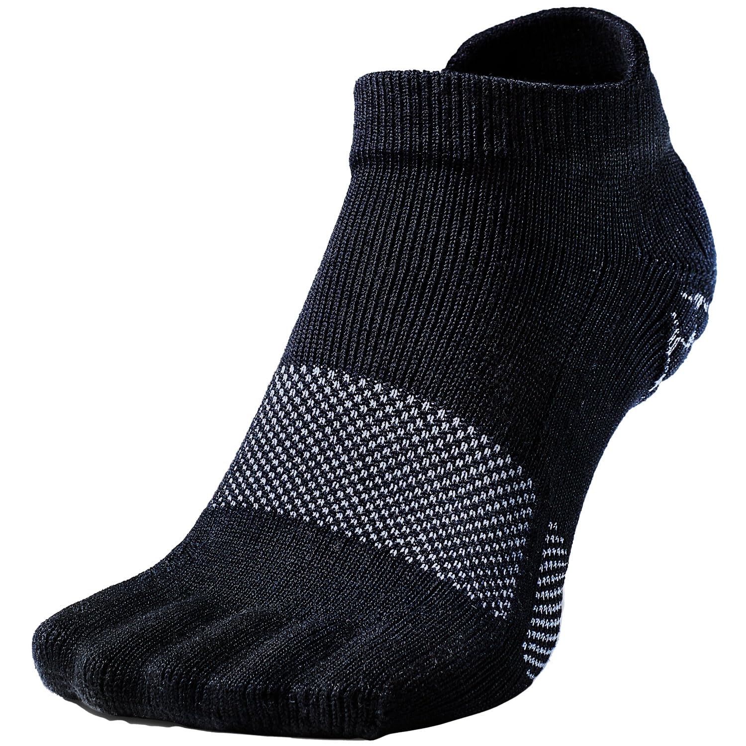 

Totonoeru Walking Unisex Foot Health Exercise Health Socks Socks Yamachu 817940 [CareSocks] (Black 23-24cm) (Doctor Recommended) чорний