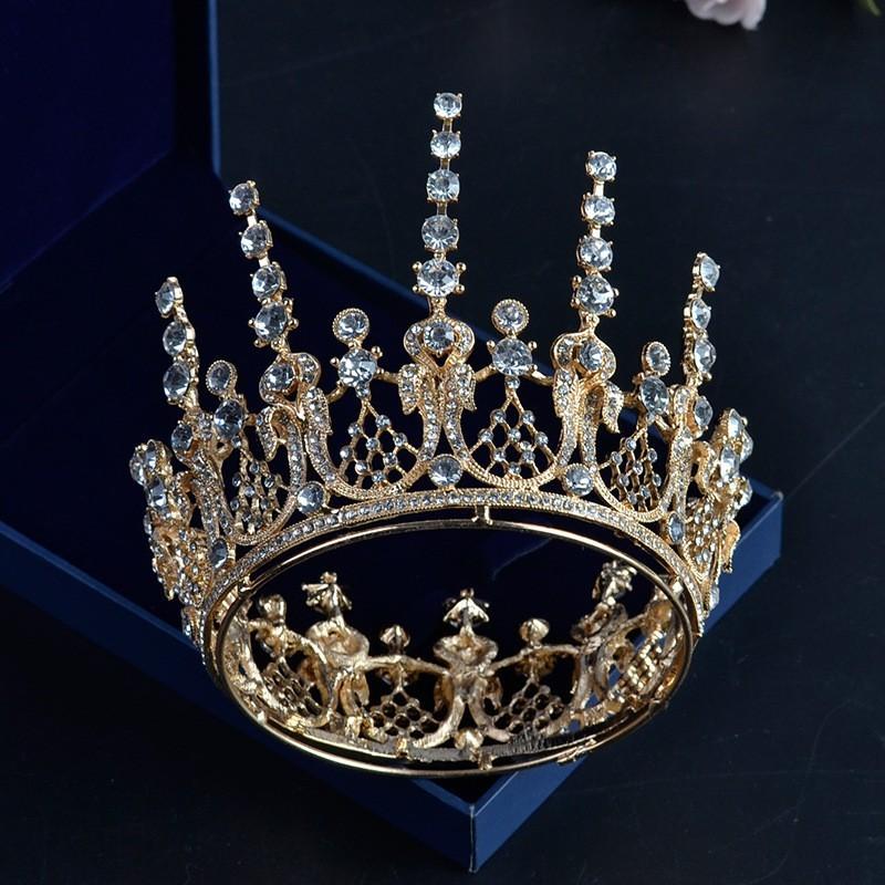 Elegant Bride Crown Headpiece With Water Crystal For Birthday Celebrations