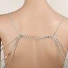 Luxury Bling Body Chain Retro Tassel Women's Shoulder Chain Gift Rhinestones Shoulder Chain  Bridal