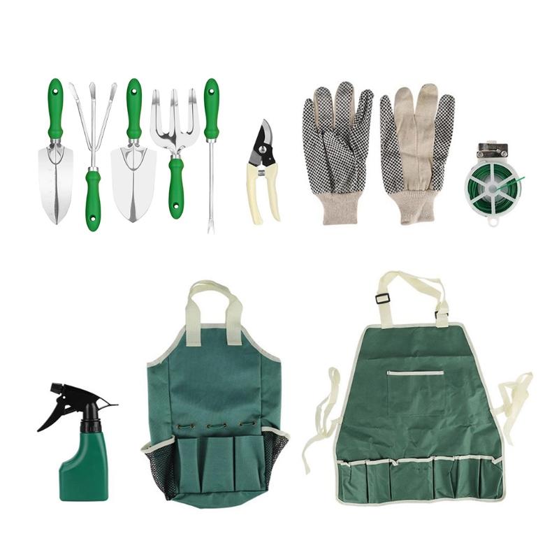 11 Pieces Garden Work Tool Set Garden Gifts for Women Men for Easy Storage Gardening Kit with Storage Tote Bag 1