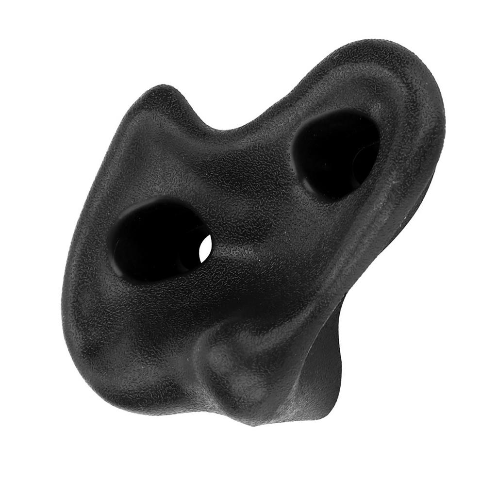 10PCS Plastic Textured Rock Climbing Stone Rocks Wall Stones Kids Assorted Kit Bolt Black