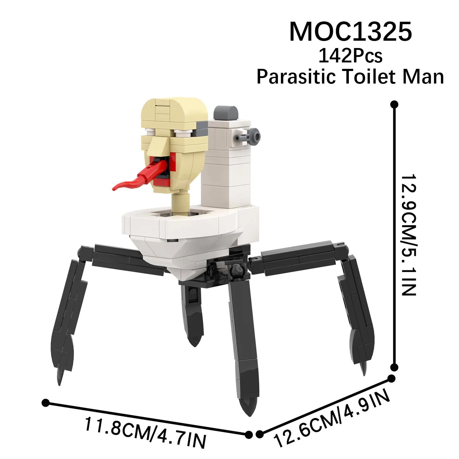 

Skibidi Toilet Man vs Monitor Building Blocks The Audio and Camera Man Toys for Kids Adults Game Fans (127/263 шт.) NO BOX