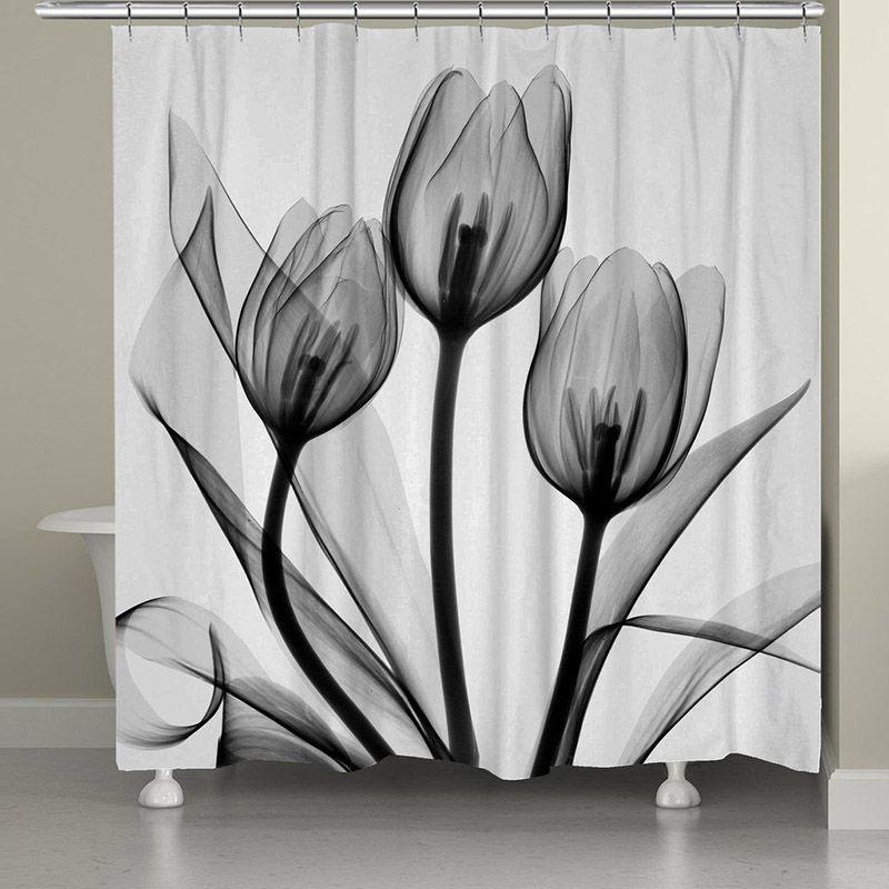Versatile 3d Mart Waterproof Lotus Print Bathroom Polyester Shower Curtain Featuring 12 Hooks For Any Bathroom Style