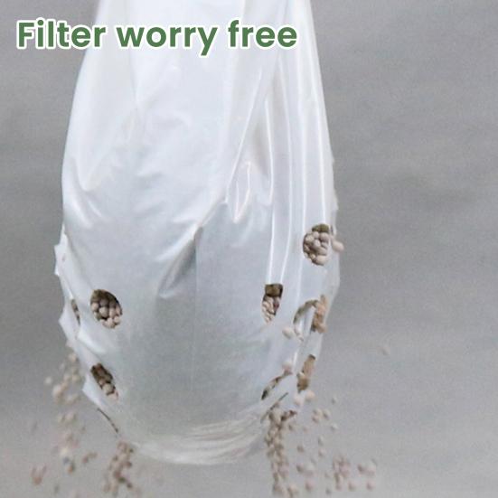 7 Pcs Cat Litter Bag 7-Day Sifting Litter Bag Tear Resistant Pet Waste Bag with Drawstring Leakproof Heavy Duty Liners for Most Litter Boxes