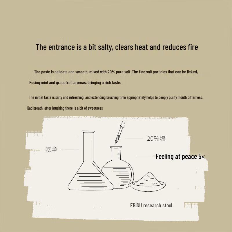 EBISU Japanese Extreme Salt Toothpaste