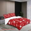 Santa Claus Digital Printed Polyester Three-Piece Quilt Cover Bedding Quilt Cover Pillowcase Distribution