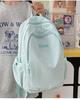 Korean Style Lightweight Backpack - Versatile Solid Color for Students and Women