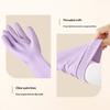 1 Pair Housework Gloves Elastic Textured Cuffs Prevent Water Backflow Cleaning Gloves Grease Removing Gloves