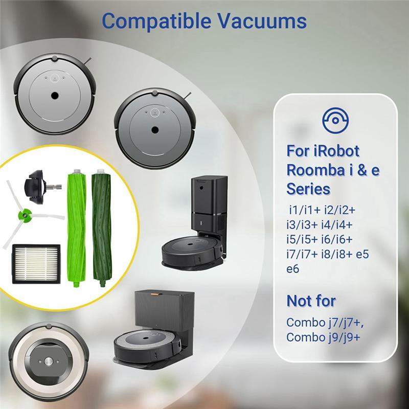A96I-Ricambi Per Irobot Roomba Serie I E I1 I1+ I2 I2+ I3 I3+ I4 I4+ I5 I5+ I6 I6+ I7 I7+ I8 I8+ E5 E6 Aspirapolvere