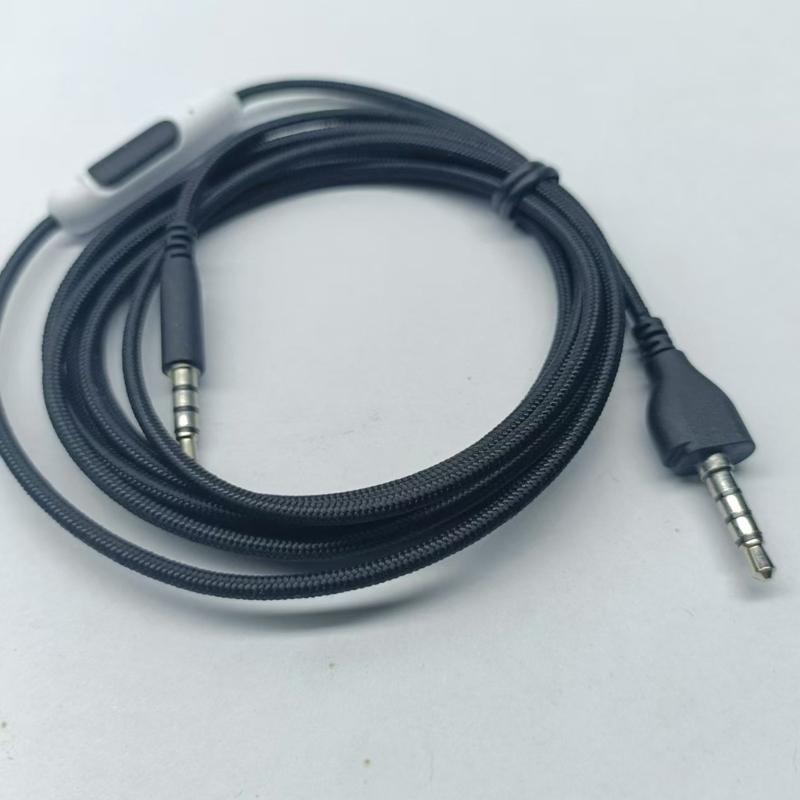 3.5mm Gaming Headphone Replacement Cable With Volumes Controller, Quality Sound Transmission for AW920H Headphone