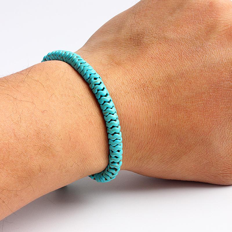Bohemian Turquoises Beads Bracelets for Women Reiki Nature Stone Cube Cylinder Irregular Bracelets Healing Healthcare Jewelry