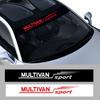 HAT1 Car Exterior Front Window Sticker Windshield Sport Decals for Volkswagen VW Multivan Logo Vinyl Film Waterproof Decor Styling
