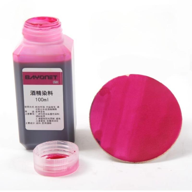 DIY Leather Alcohol Dye Leather Carving Alcohol Dye 100ml/ Be Used for Color Restoration Can Be Diluted Color-changing Agent