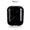 Fashion Charging Box Dust Guard Hard PC Protective Case Cover Bag Shell Marble Stone