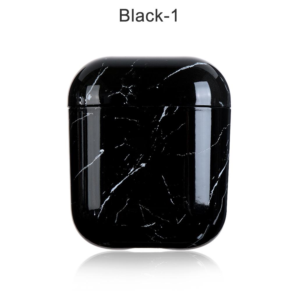 Fashion Charging Box Dust Guard Hard PC Protective Case Cover Bag Shell Marble Stone