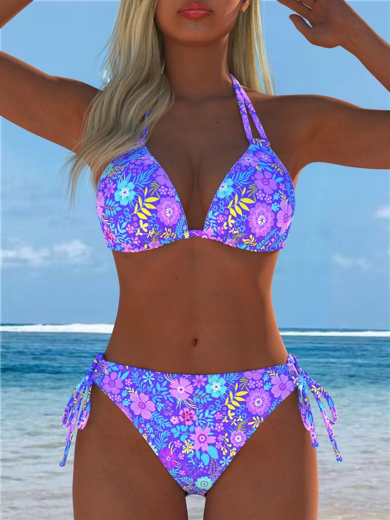 Europejski i amerykański strój kąpielowy bikini 1011 nowy dwuczęściowy strój kąpielowy damski hit Xiyin temu