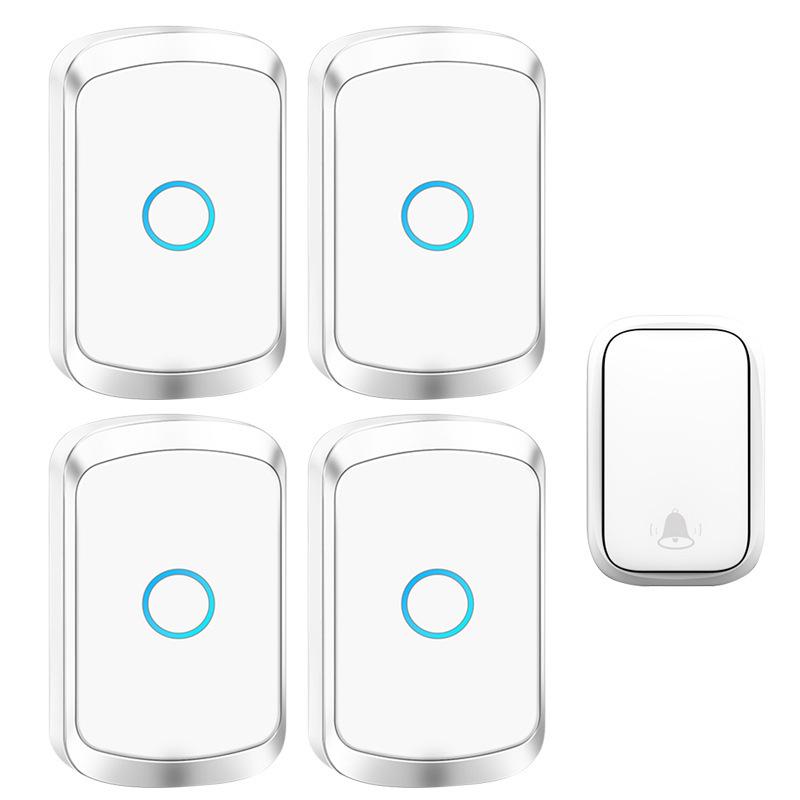Kajias Ultra-Long Range Wireless Doorbell with Passive Switch, One-to-Four Remote Configuration for Home Use.