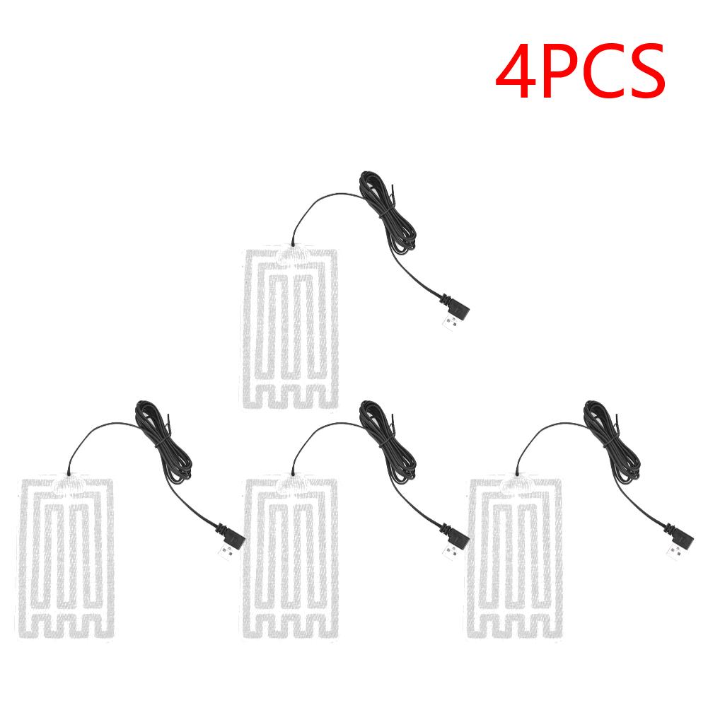 USB-Heizfolie Elektrische Heizmatte 5V Handschuhheizer Faltbar Elektrischer Fußwärmer Multifunktional für Kleidung Handschuhe Schuhe