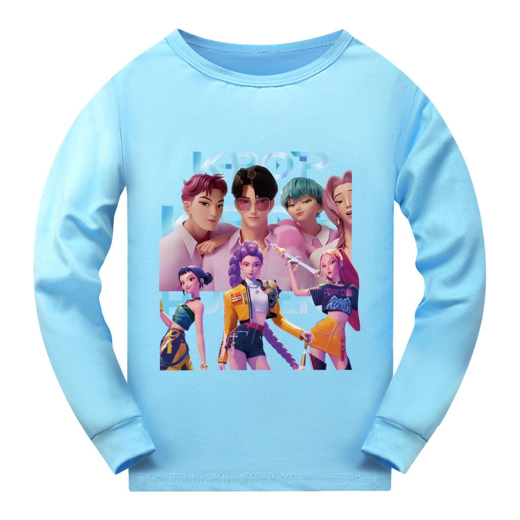 5056 Kids Girls Sajaboys Rumi Zoey Mira Super Star Print Long Sleeves T-Shirt